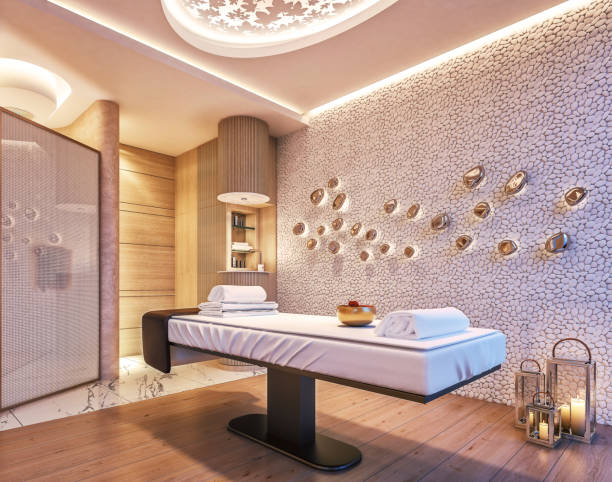 Modern spa interior